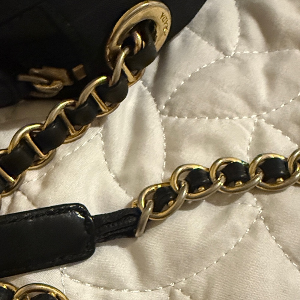 Prada Black Crossbody Bag with Gold Chain - Picture 3 of 7